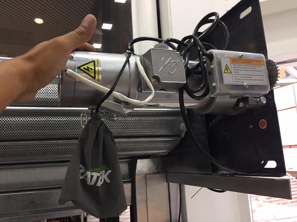 motor de porta de aço