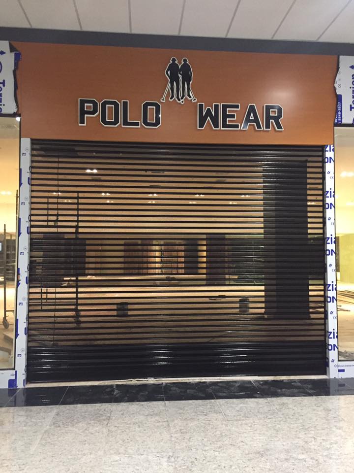 porta de aço automática